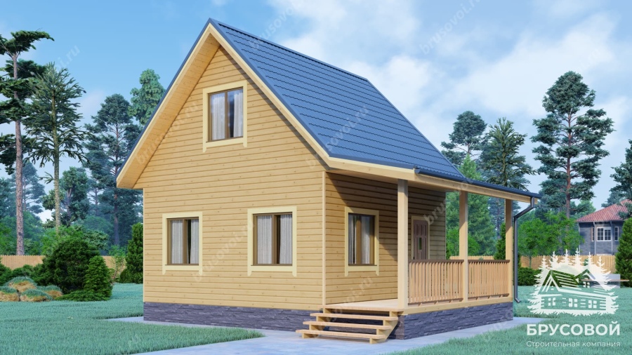 Главный вид проект БРУСОВОЙ №-1