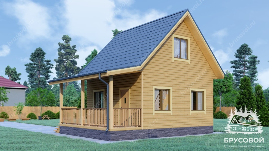 Второй вид проект БРУСОВОЙ №-1