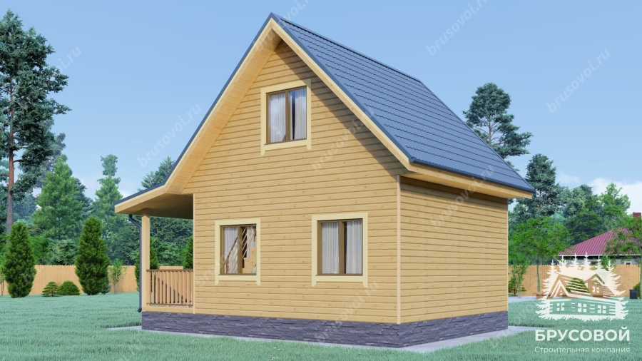 Третий вид проект БРУСОВОЙ №-1