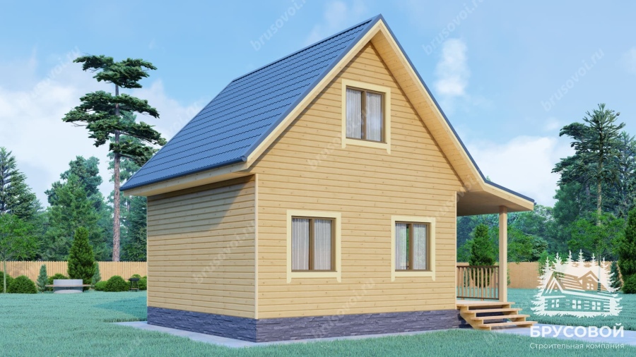 Четвертый вид проект БРУСОВОЙ №-1