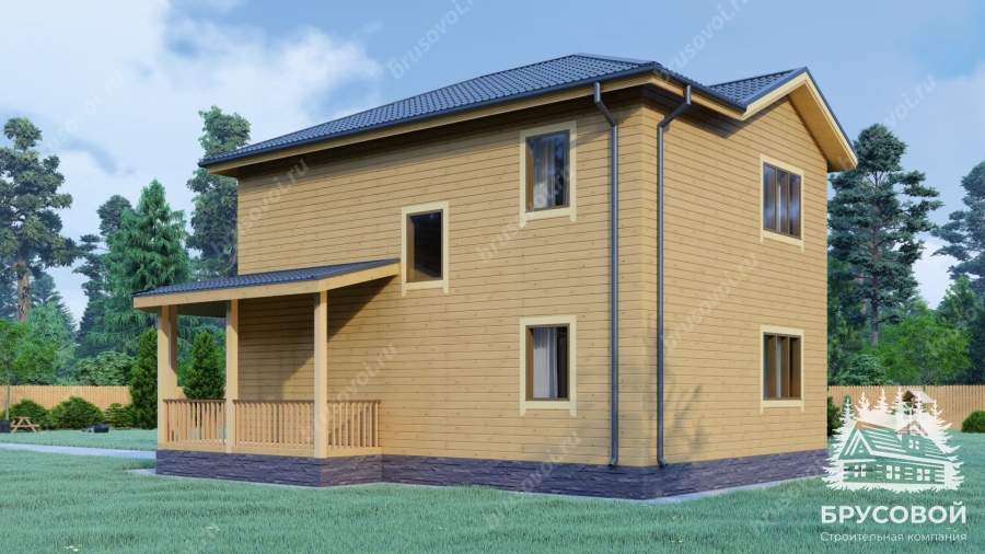 Второй вид проект БРУСОВОЙ №-100