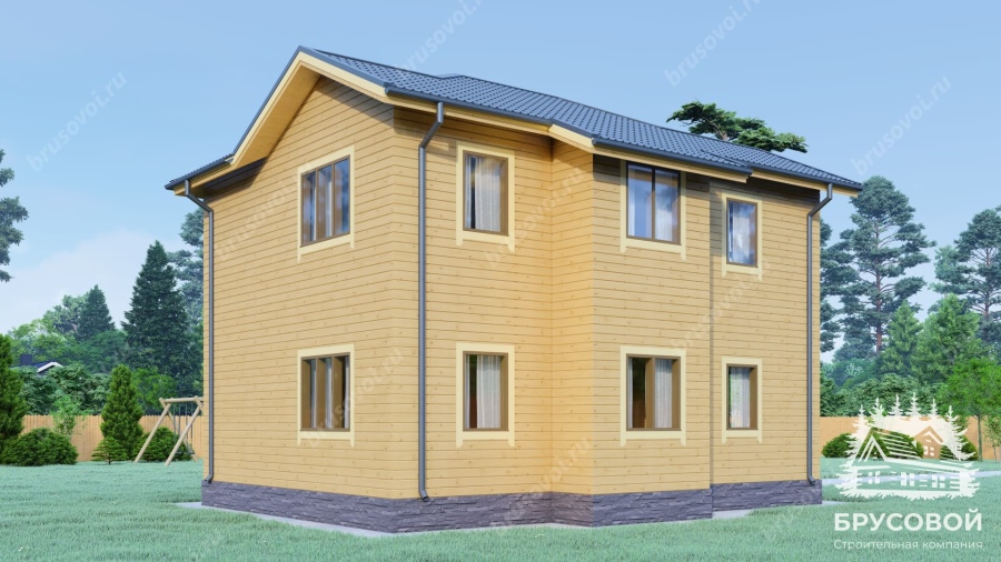 Третий вид проект БРУСОВОЙ №-100