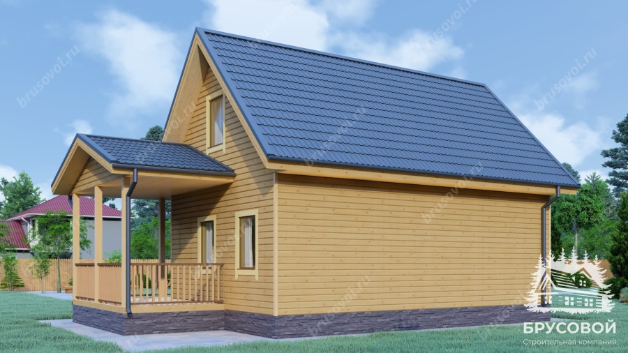 Второй вид проект БРУСОВОЙ №-101