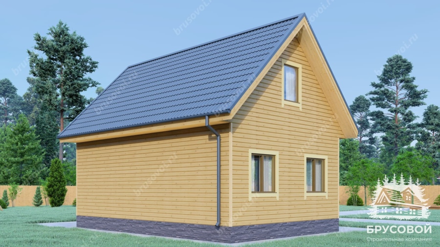 Третий вид проект БРУСОВОЙ №-101