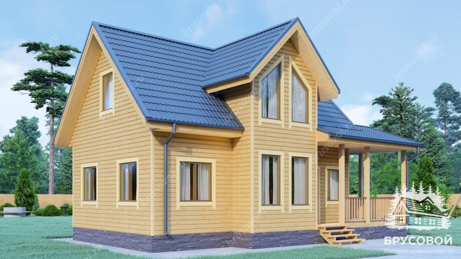 Четвертый вид проект БРУСОВОЙ №-101