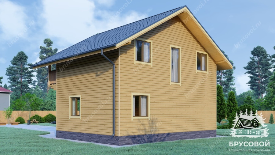 Второй вид проект БРУСОВОЙ №-103