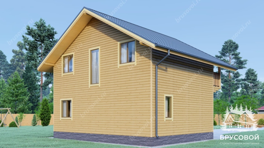 Третий вид проект БРУСОВОЙ №-103