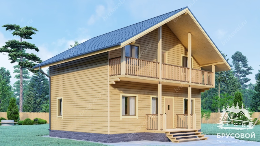 Четвертый вид проект БРУСОВОЙ №-103