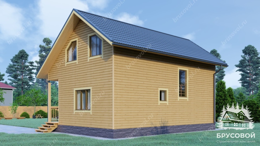 Второй вид проект БРУСОВОЙ №-104