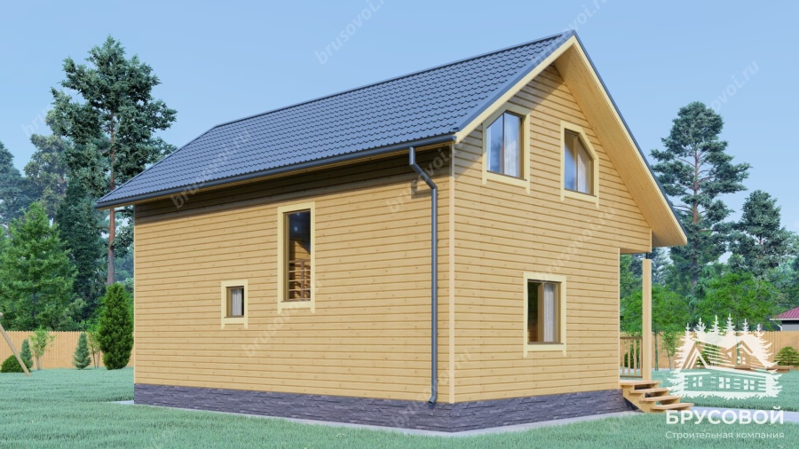 Третий вид проект БРУСОВОЙ №-104