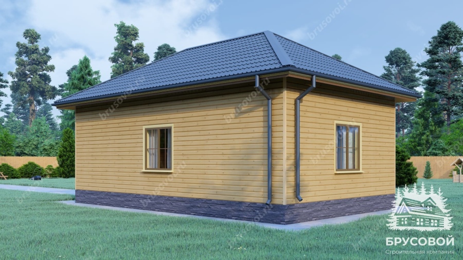 Третий вид проект БРУСОВОЙ №-105