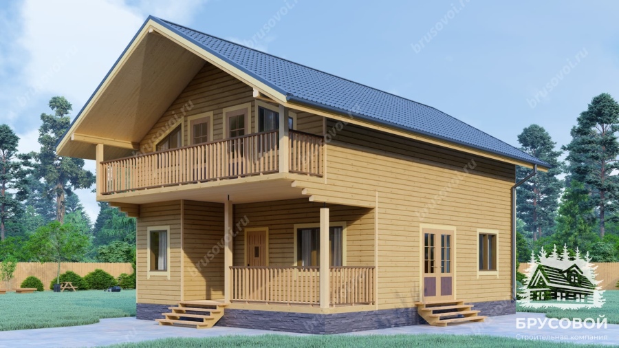 Второй вид проект БРУСОВОЙ №-106