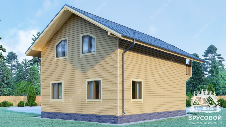 Четвертый вид проект БРУСОВОЙ №-106