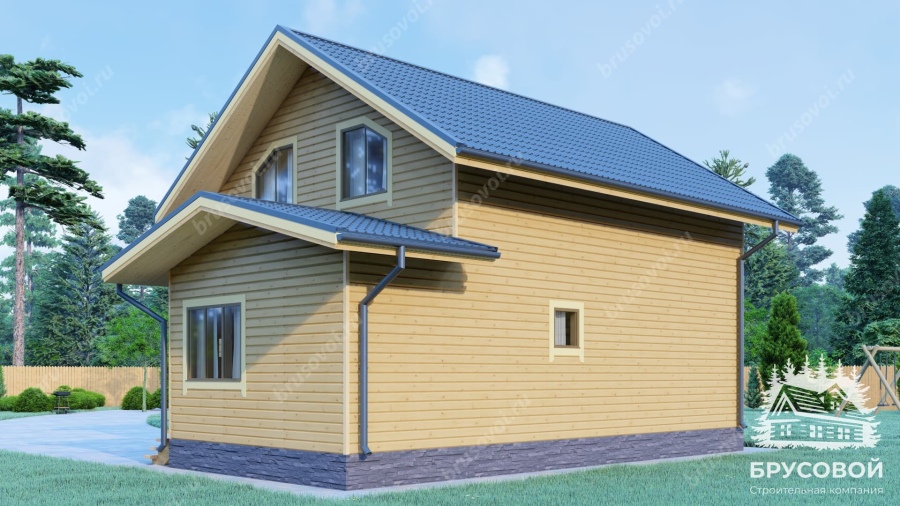 Второй вид проект БРУСОВОЙ №-107