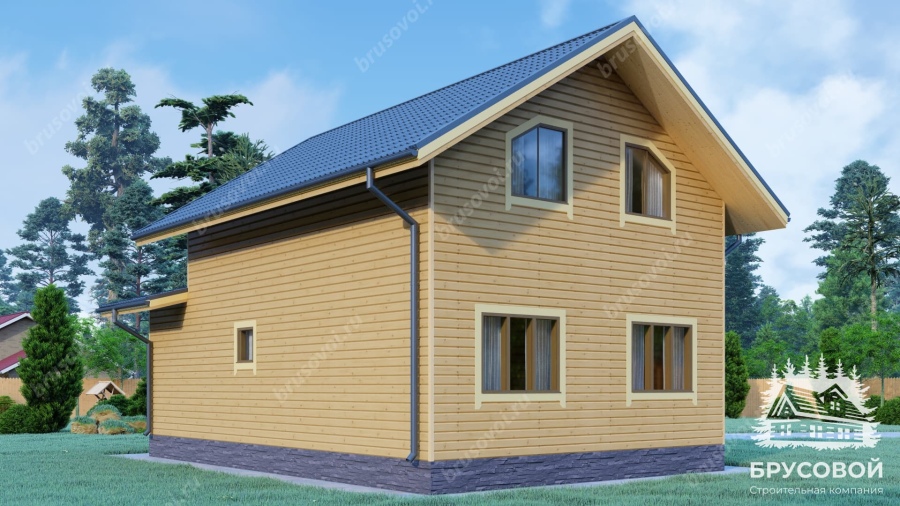 Третий вид проект БРУСОВОЙ №-107