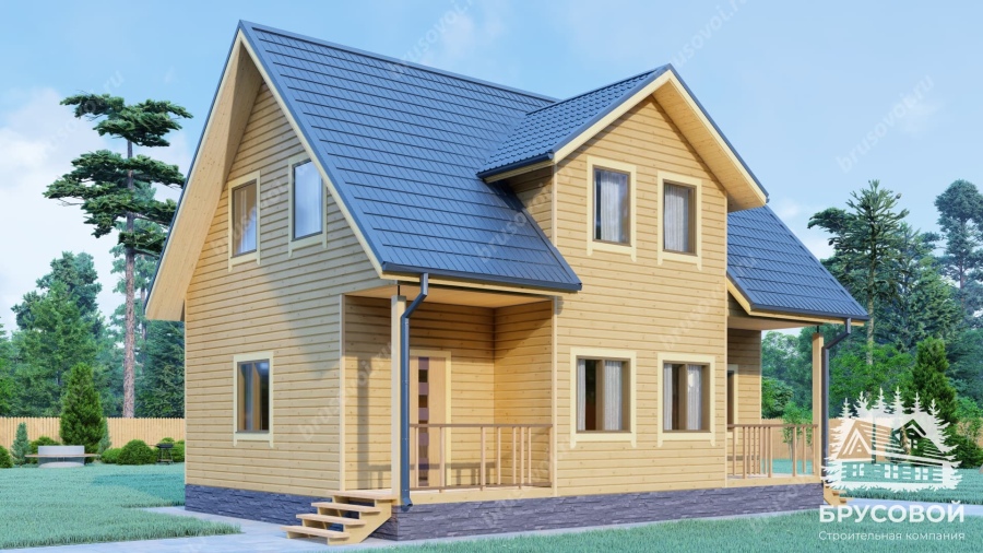 Четвертый вид проект БРУСОВОЙ №-108