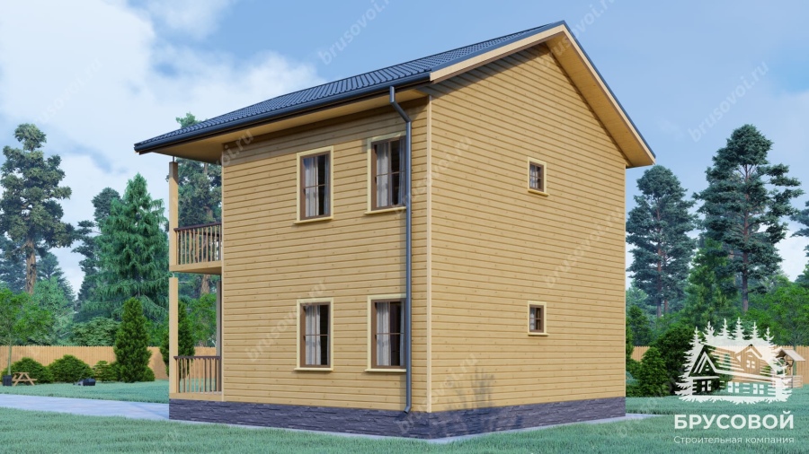 Второй вид проект БРУСОВОЙ №-109