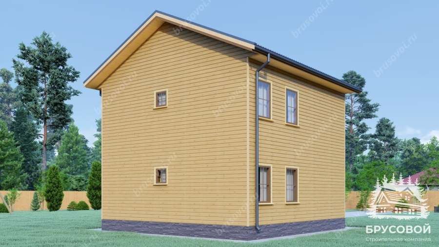 Третий вид проект БРУСОВОЙ №-109
