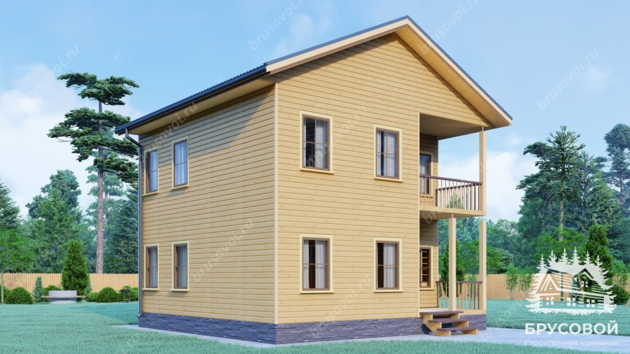 Четвертый вид проект БРУСОВОЙ №-109