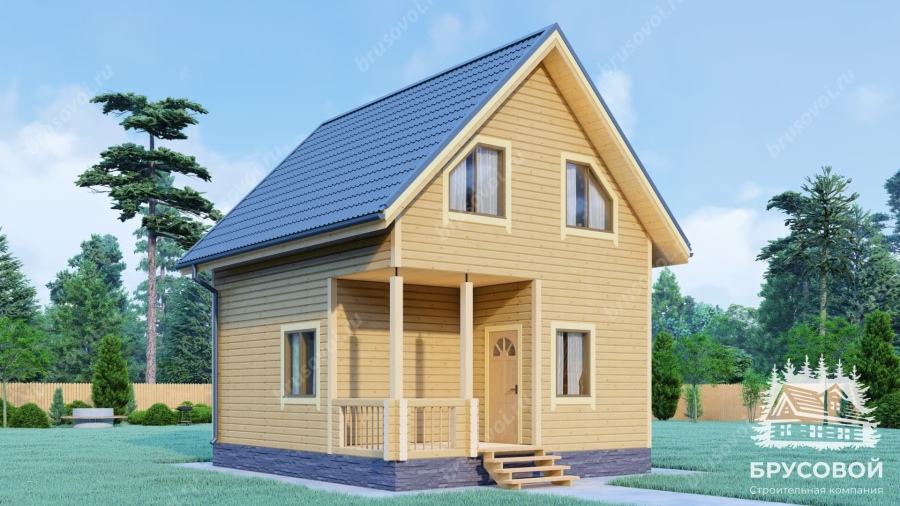 Главный вид проект БРУСОВОЙ №-11