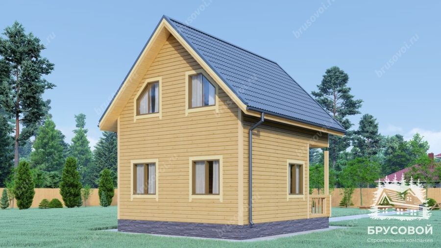 Четвертый вид проект БРУСОВОЙ №-11