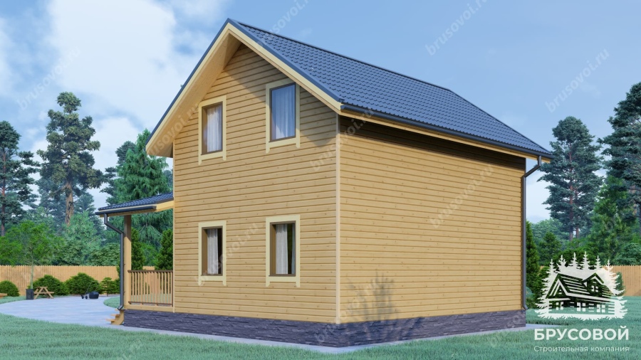Второй вид проект БРУСОВОЙ №-110