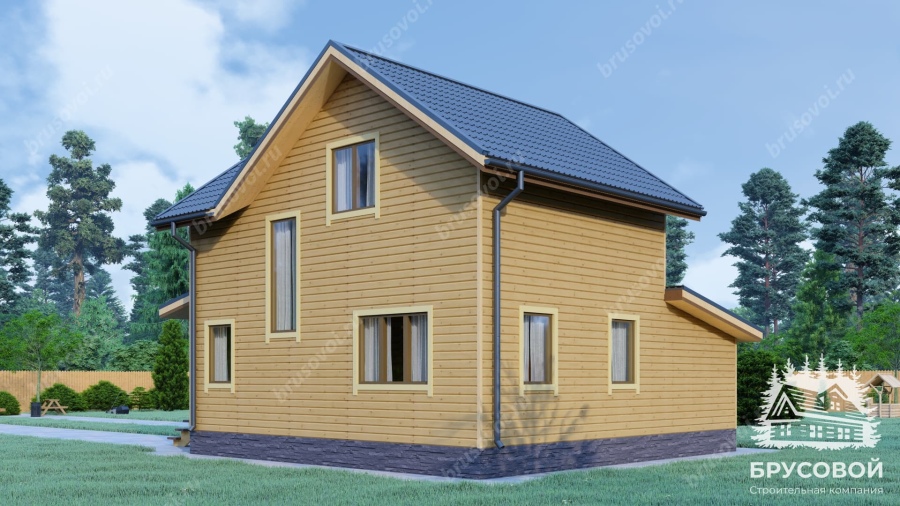 Третий вид проект БРУСОВОЙ №-111