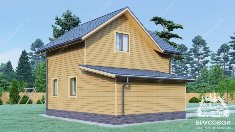 Четвертый вид проект БРУСОВОЙ №-111