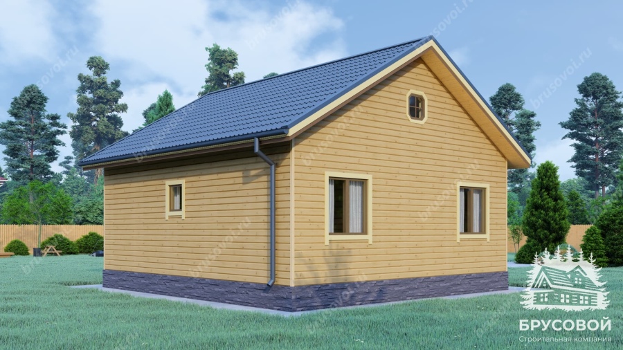 Третий вид проект БРУСОВОЙ №-112