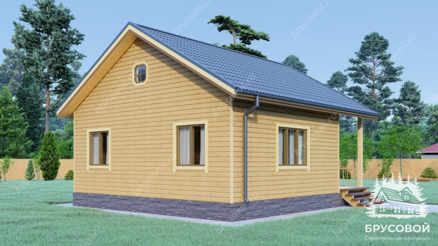 Четвертый вид проект БРУСОВОЙ №-112