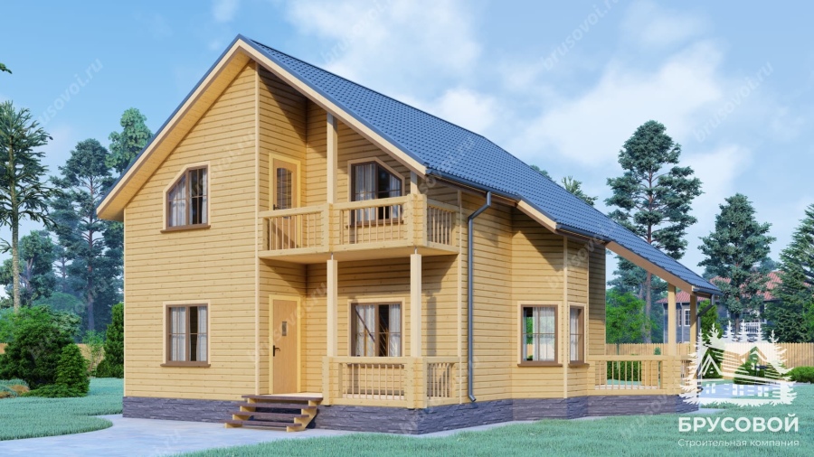 Главный вид проект БРУСОВОЙ №-114