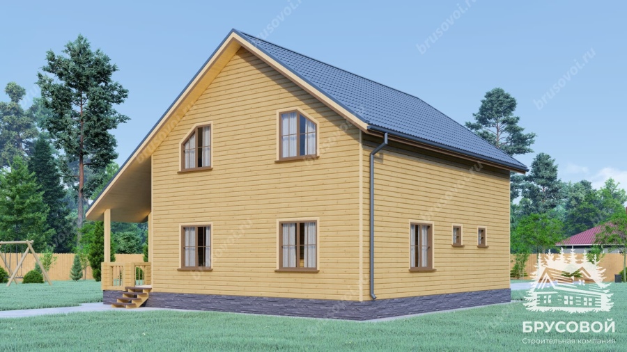 Третий вид проект БРУСОВОЙ №-114