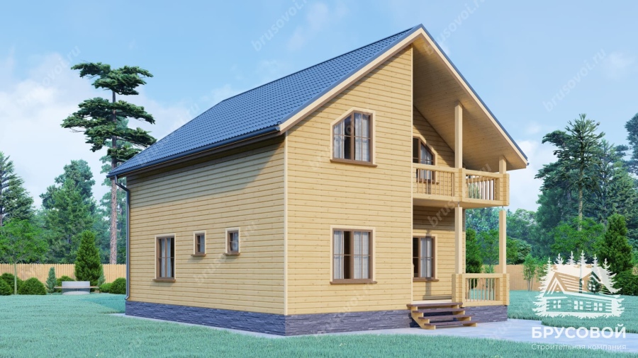 Четвертый вид проект БРУСОВОЙ №-114