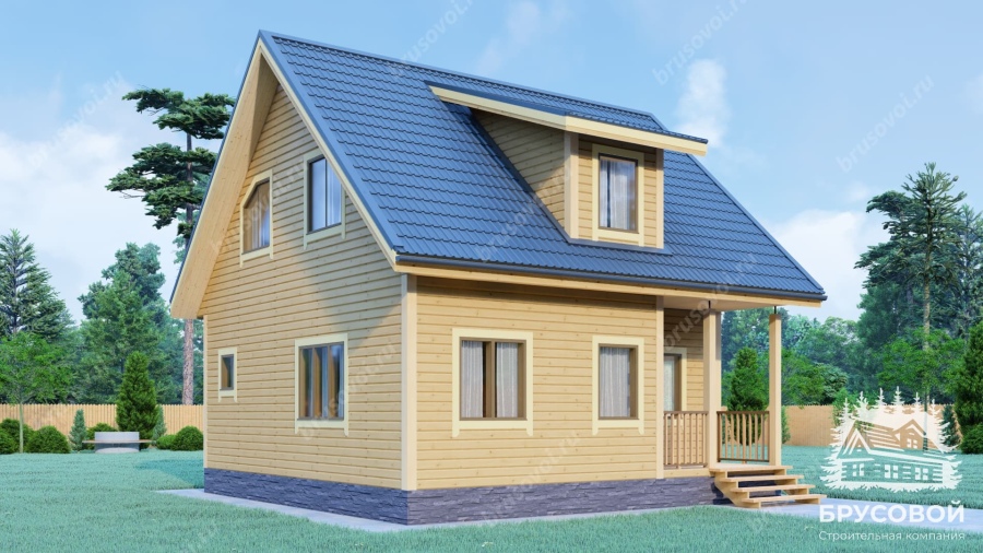 Четвертый вид проект БРУСОВОЙ №-115