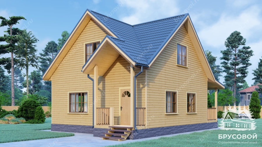 Главный вид проект БРУСОВОЙ №-116