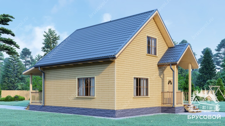 Четвертый вид проект БРУСОВОЙ №-116