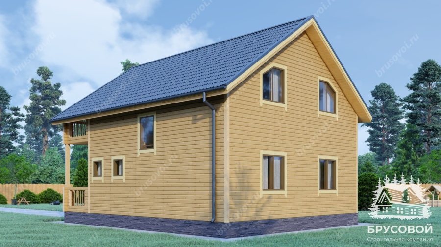 Второй вид проект БРУСОВОЙ №-118