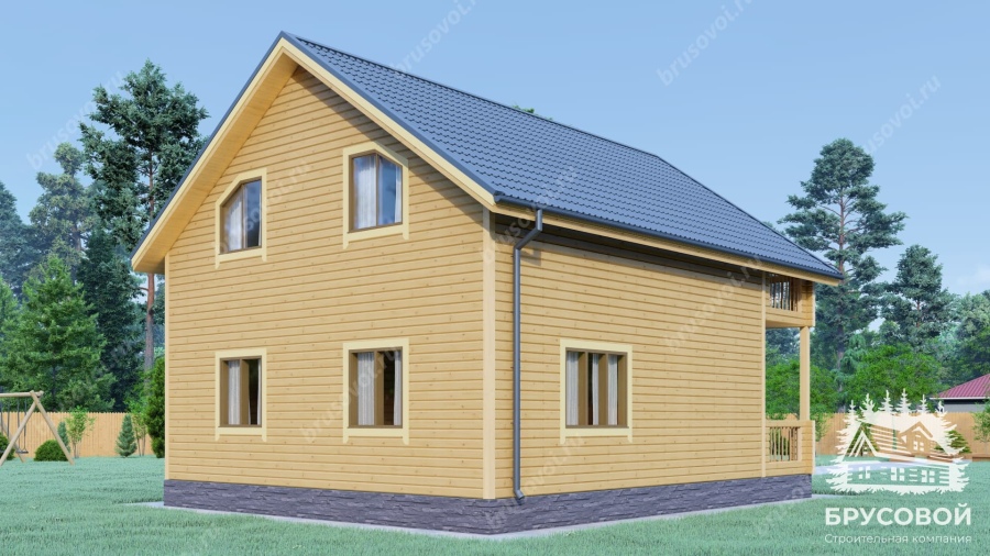 Третий вид проект БРУСОВОЙ №-118