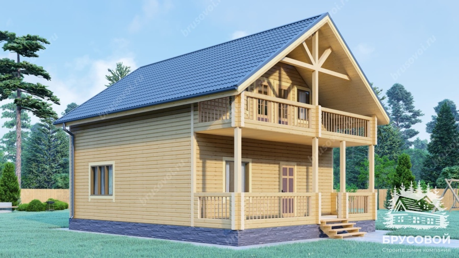 Четвертый вид проект БРУСОВОЙ №-118