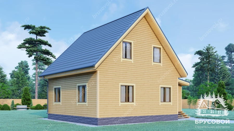 Четвертый вид проект БРУСОВОЙ №-119