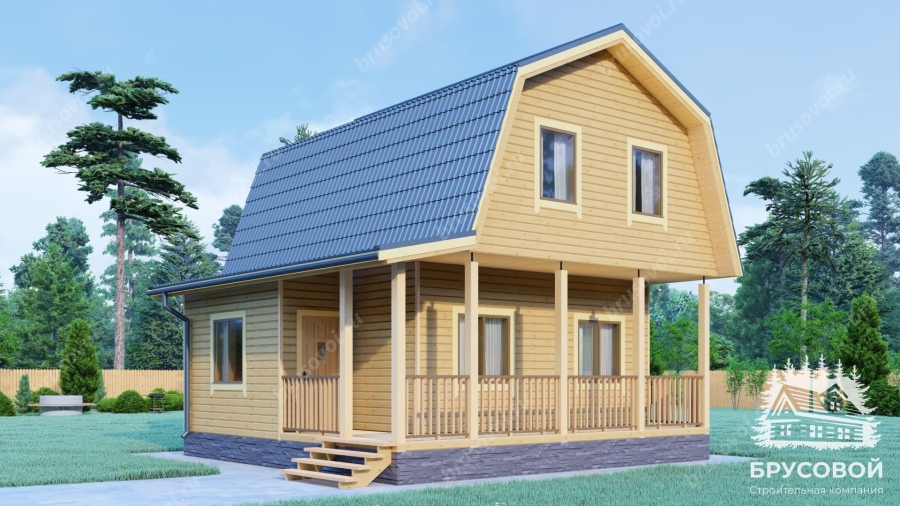 Главный вид проект БРУСОВОЙ №-12