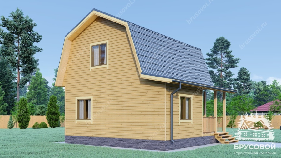 Четвертый вид проект БРУСОВОЙ №-12