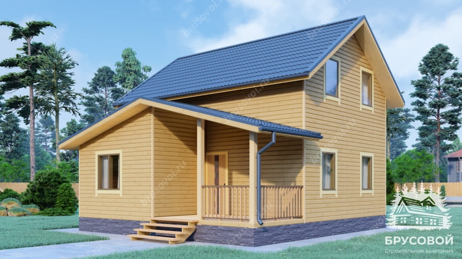 Главный вид проект БРУСОВОЙ №-121