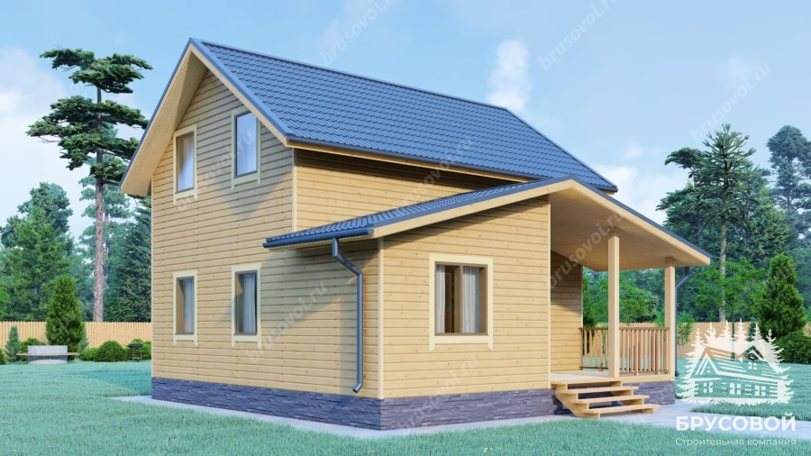 Четвертый вид проект БРУСОВОЙ №-121