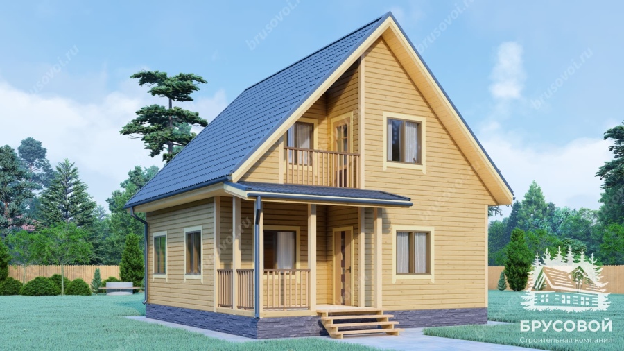 Главный вид проект БРУСОВОЙ №-122