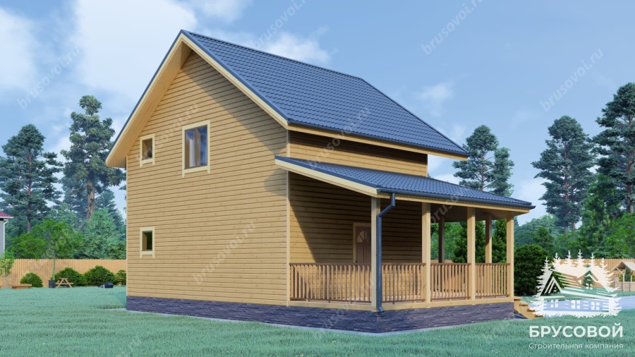 Четвертый вид проект БРУСОВОЙ №-123