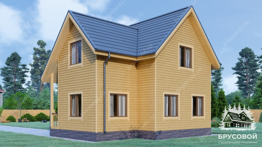 Второй вид проект БРУСОВОЙ №-124