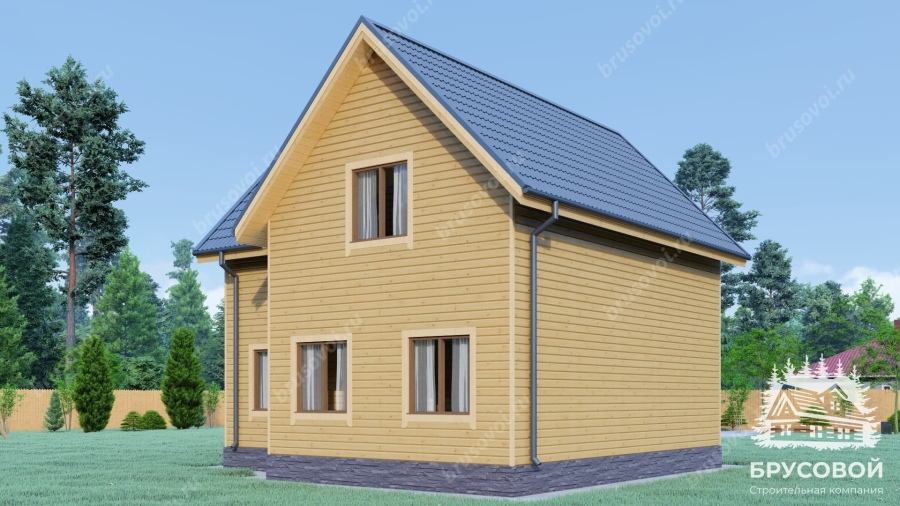 Третий вид проект БРУСОВОЙ №-124