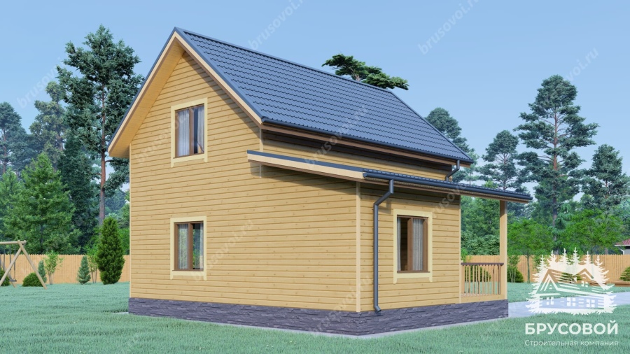 Четвертый вид проект БРУСОВОЙ №-126