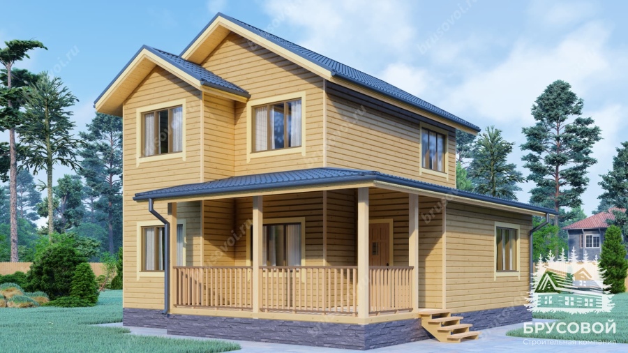 Главный вид проект БРУСОВОЙ №-127